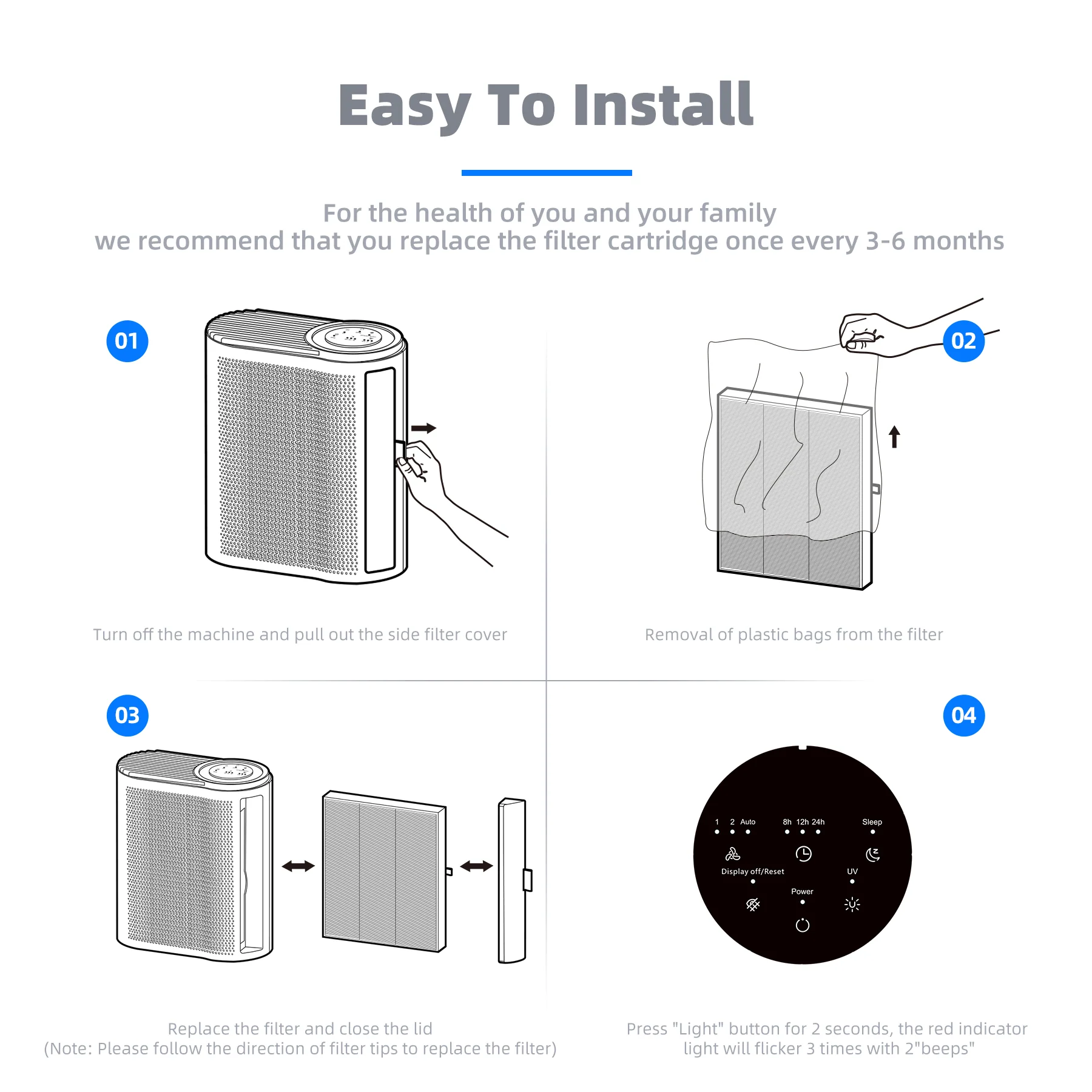AROEVE Air Filter Replacement | MK04- Pet Dander Version - Image 8