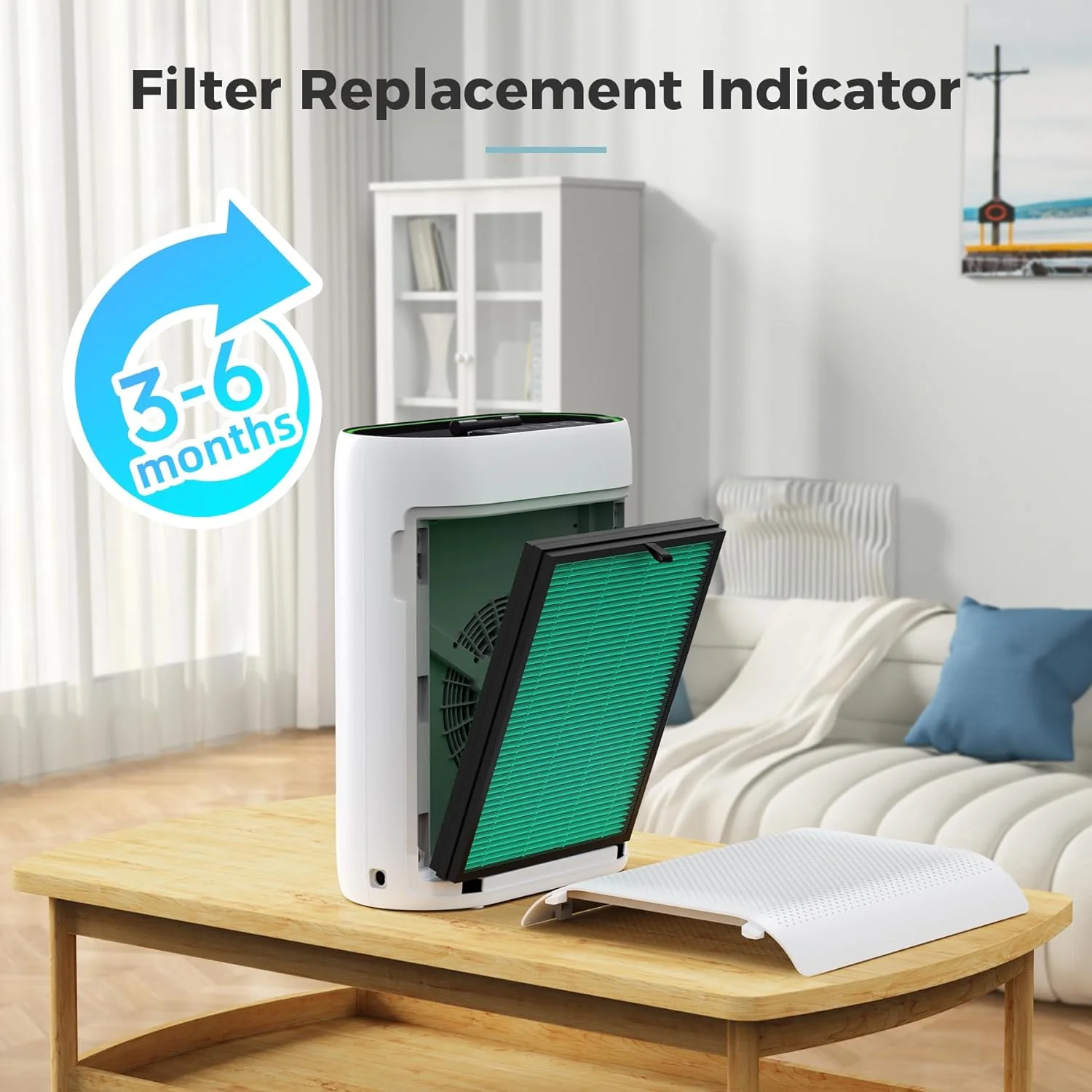 AROEVE Air Filter Replacement | MKD05- Pet Dander Version(2 Packs) - Image 4