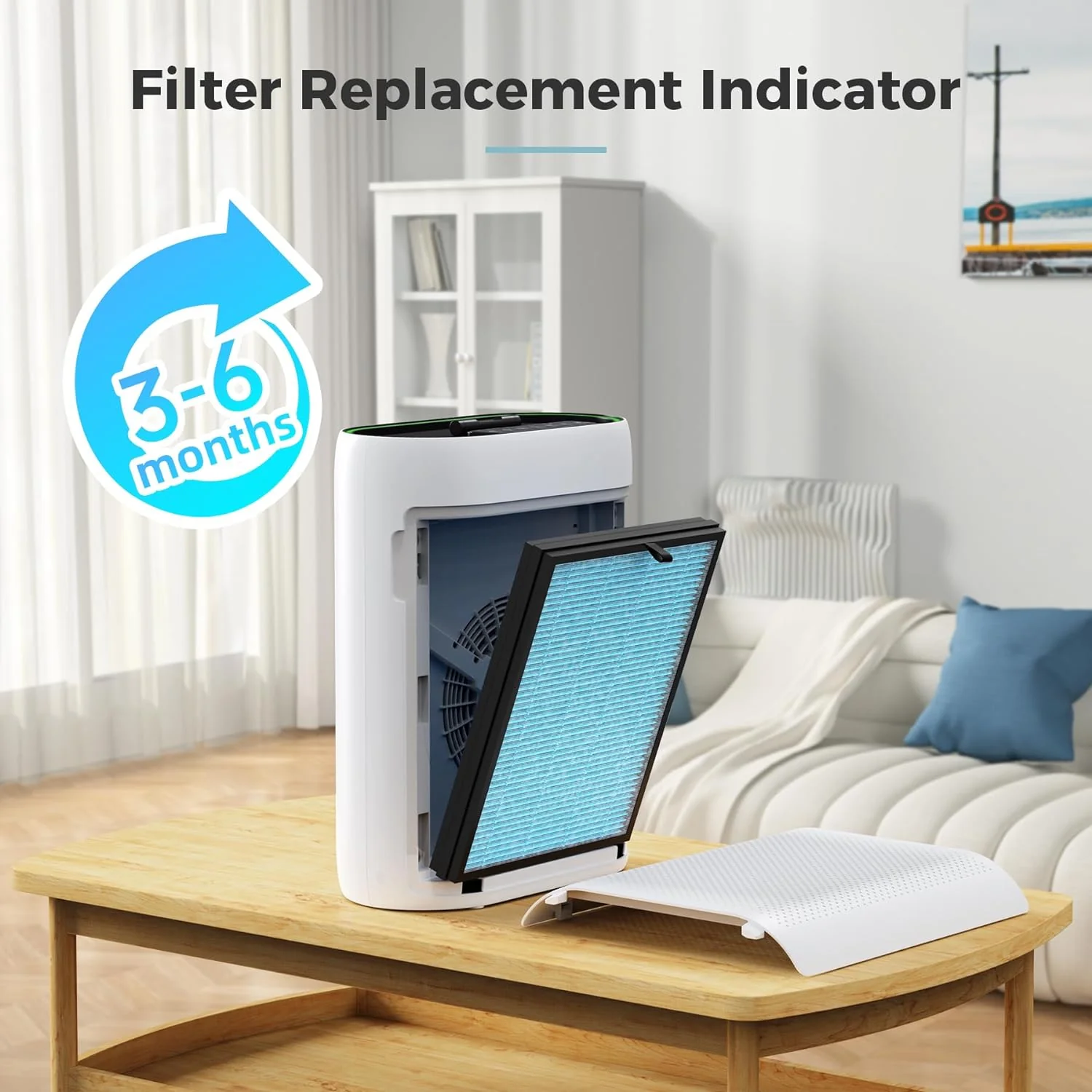 AROEVE Air Filter Replacement | MKD05- Standard Version(2 Packs) - Image 4
