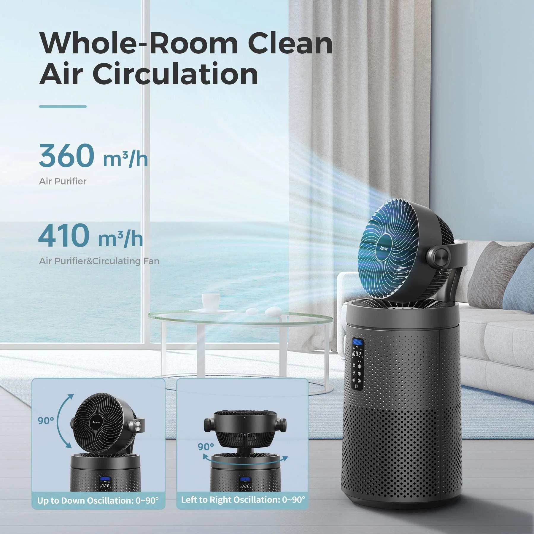 AROEVE Air Purifiers | MK08W - Image 5